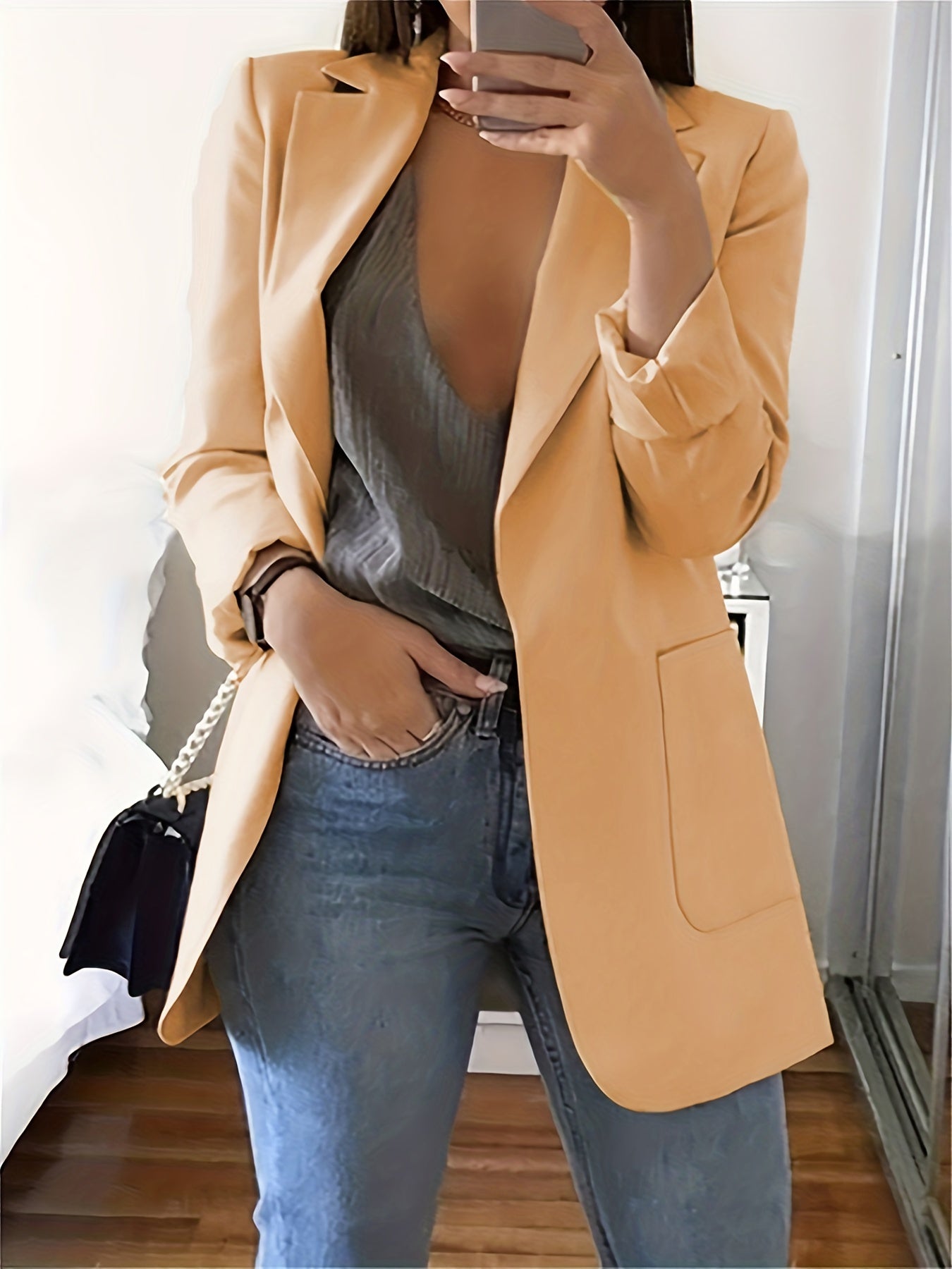 WW | Lässiger Blazer in Übergröße