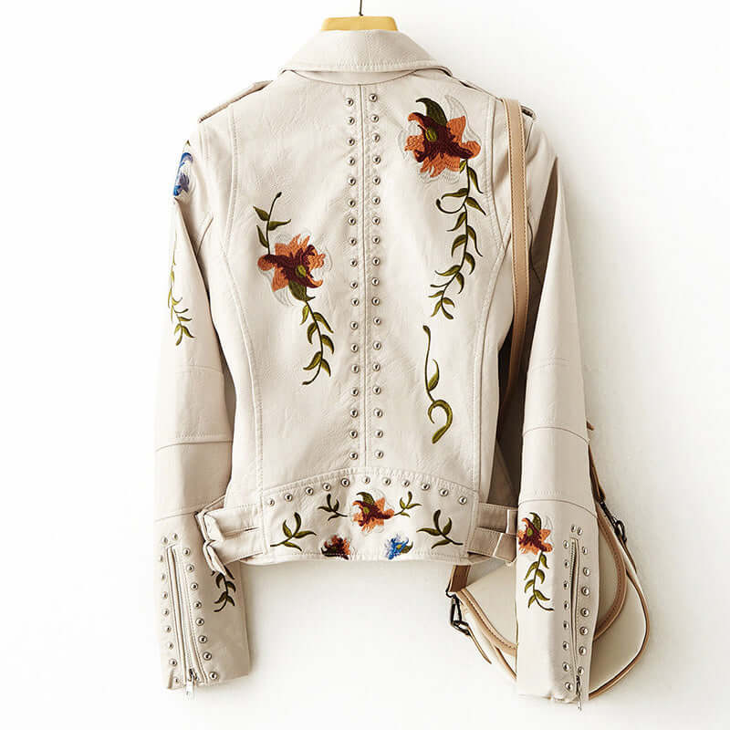 WW | Damen Retro Blumenmuster Jacke