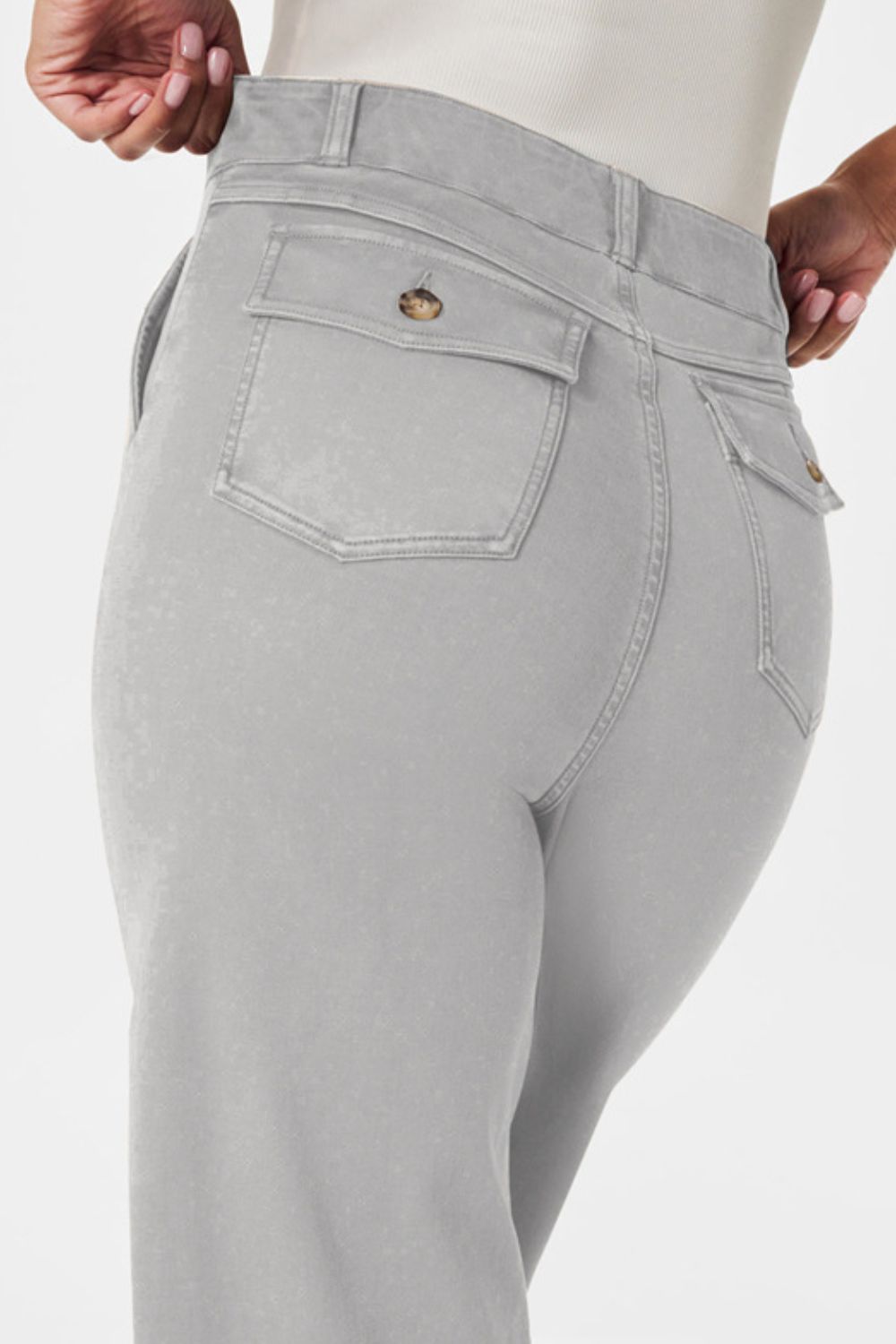 WW | Hochtaillierte Jeans Mit Taschen Klassisch, Stilvoll Und Vielseitig