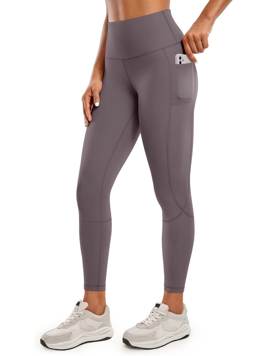 WW | Schnell Trocknende Damen Yogalegging Mit Hohem Bund Und Tasche