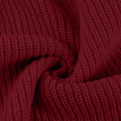 Warmova - Rollkragen-Strickkleid in breiter Passform