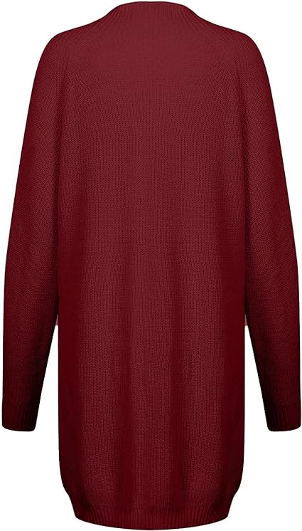Warmova - Rollkragen-Strickkleid in breiter Passform