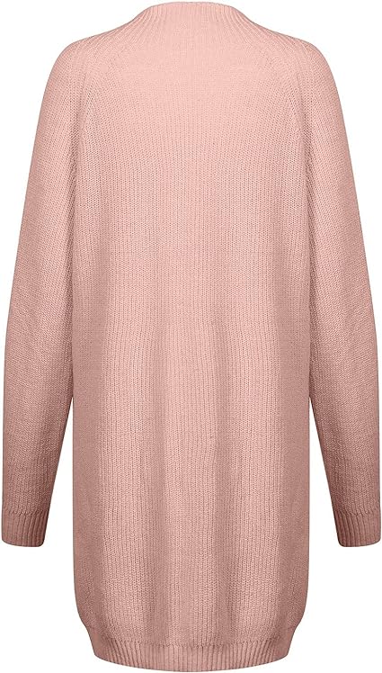 Warmova - Rollkragen-Strickkleid in breiter Passform