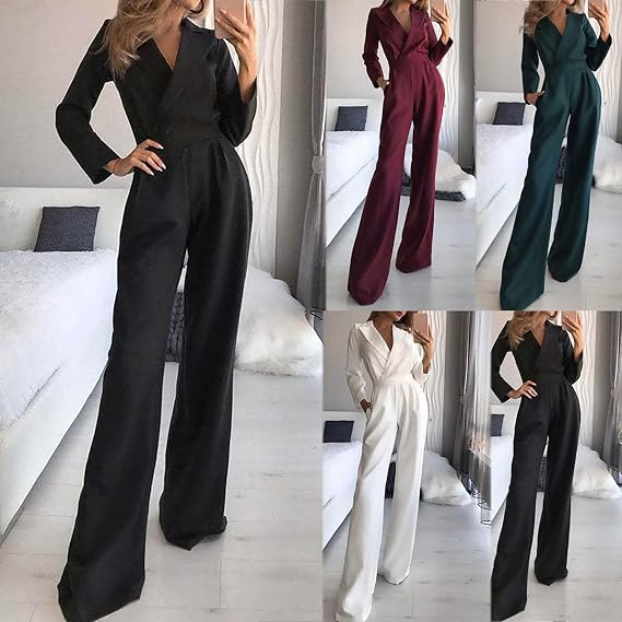 WOLF Langärmeliger Jumpsuit mit schmaler Passform für Frauen