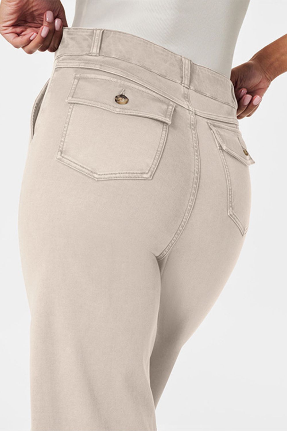 WW | Hochtaillierte Jeans Mit Taschen Klassisch, Stilvoll Und Vielseitig