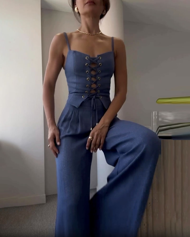 String Top & Hose Zweiteiliges Set