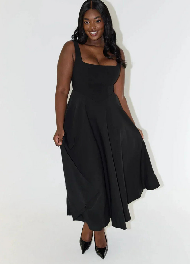 WW | A-Linien Kleid für Damen Midi