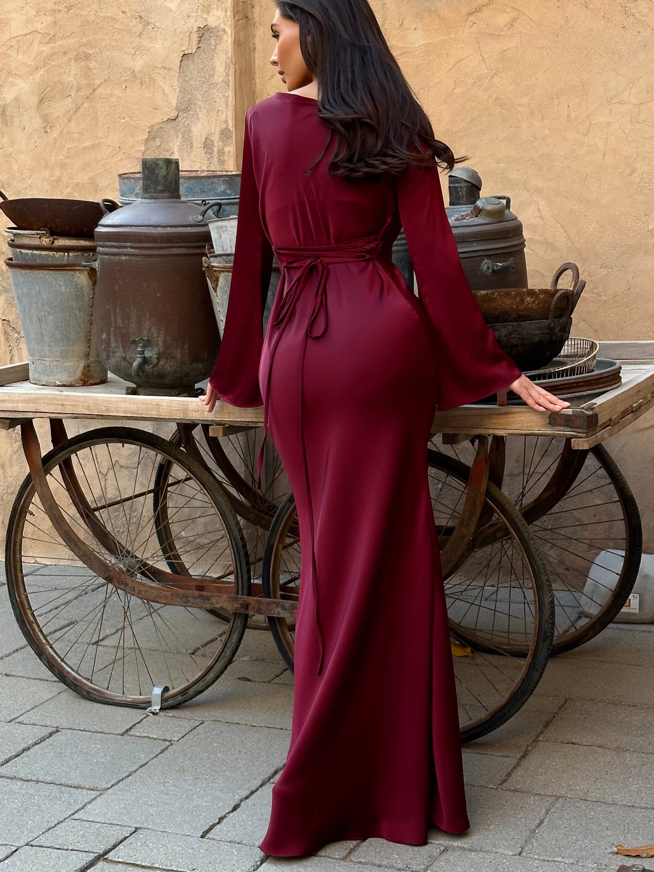 WW | Leichte Maxikleid mit Romantischem Schnitt
