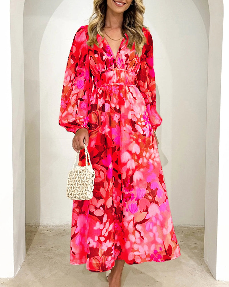 WW | Elegantes Blumen-Maxi für Damen