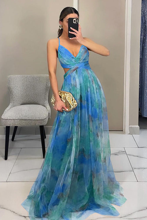 WW | Enchant My Love Print Maxi Kleid