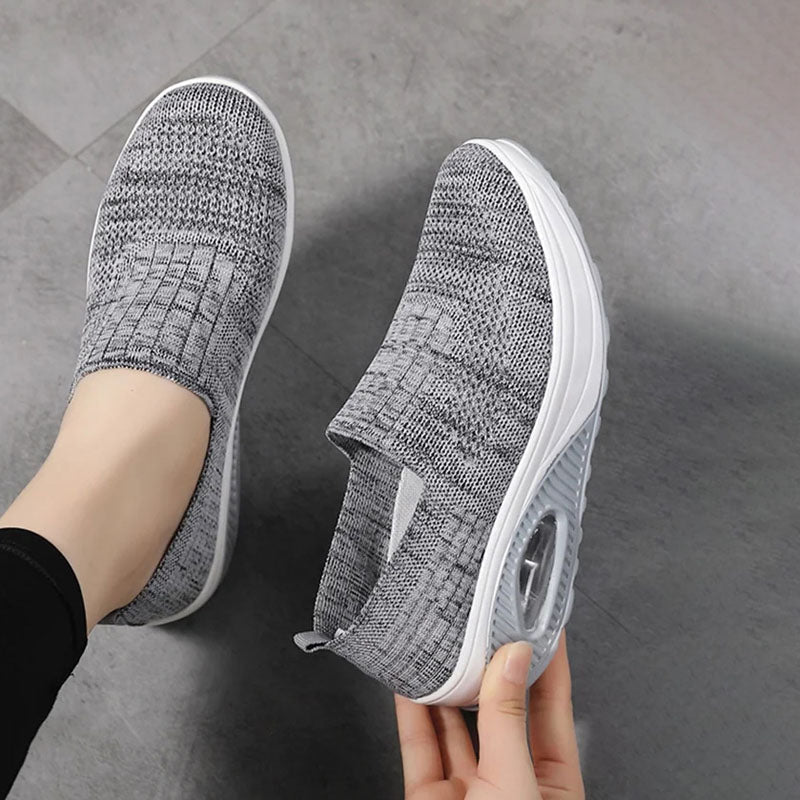 WW | Atmungsaktive Slip on Sneaker Mit Ergonomischer Sohle Für Damen