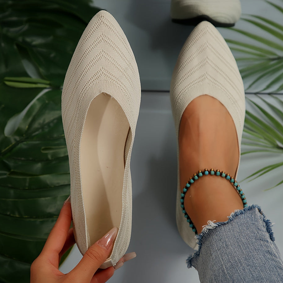 WW | Ballerinas für Damen Slip On Atmungsaktive Wohnungen