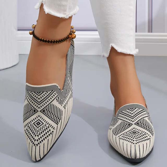 WW | Mesh-Schuhe Mit Spitzer Spitze