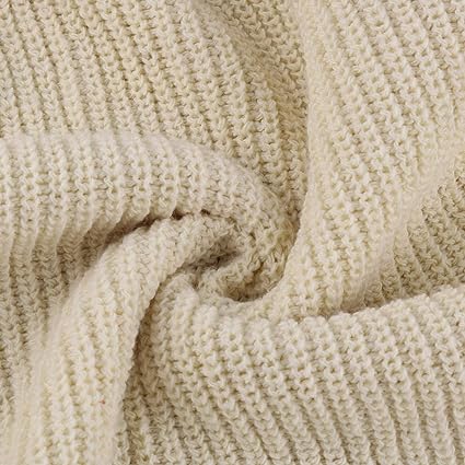 Warmova - Rollkragen-Strickkleid in breiter Passform