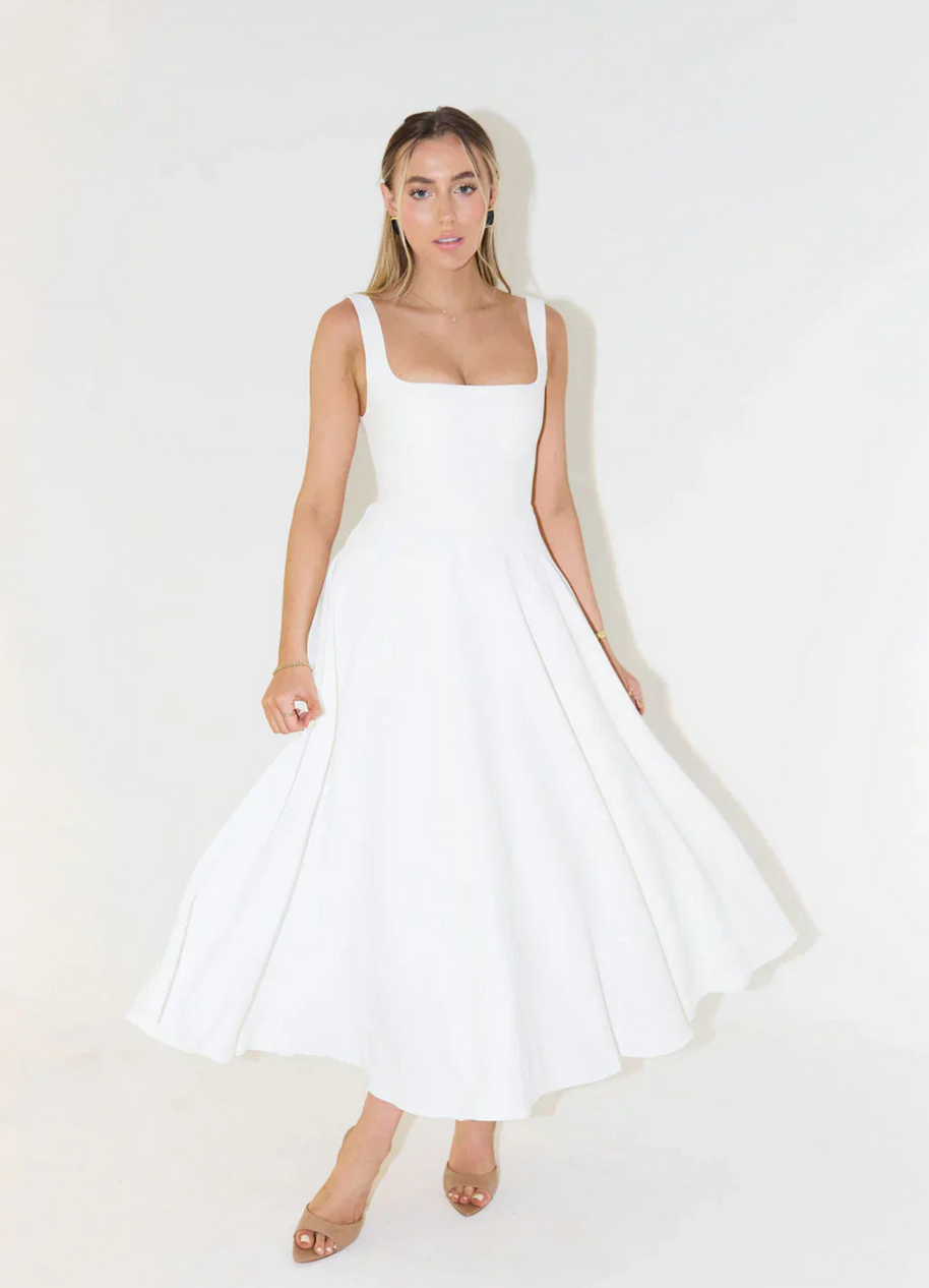 WW | A-Linien Kleid für Damen Midi