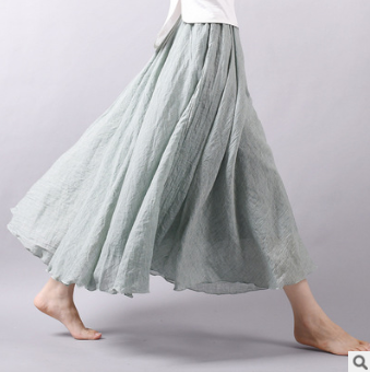WW | Lässig fallender Boho Maxi Rock für Damen