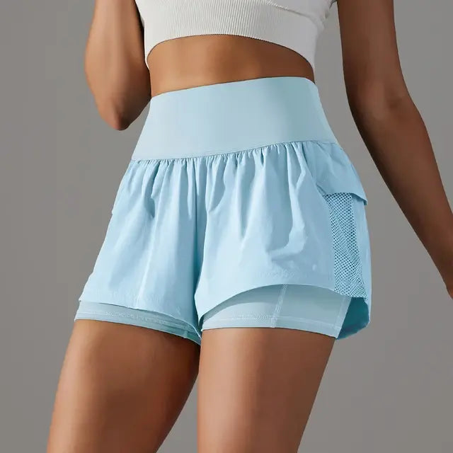 WW | Gym Sport Laufshorts Für Damen Mit Hoher Taille