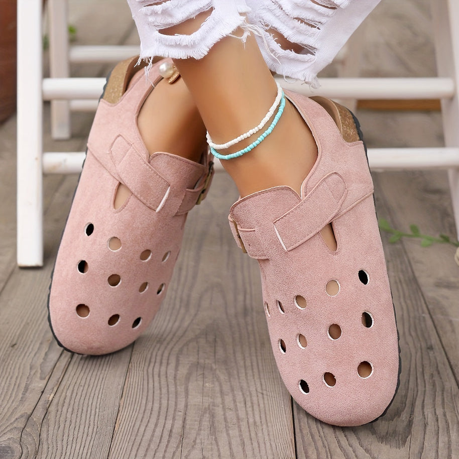 WW | Retro Kork Clogs Mit Slingback
