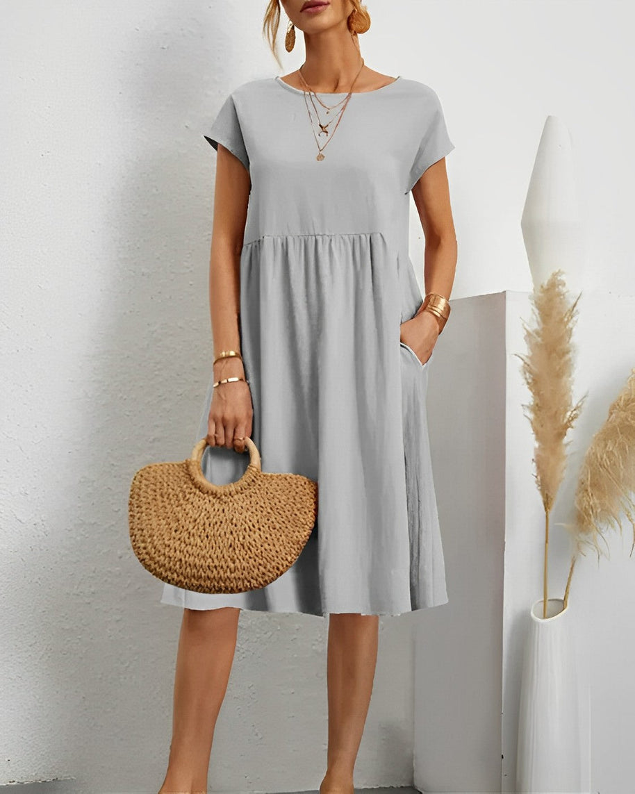 WW | Midi-Kleid mit Seitentaschen