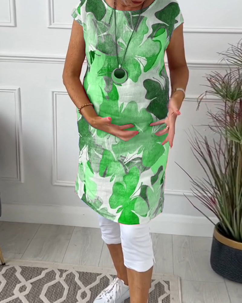 WW | Lässiges Longtop mit Farbenfrohem Blumenprint