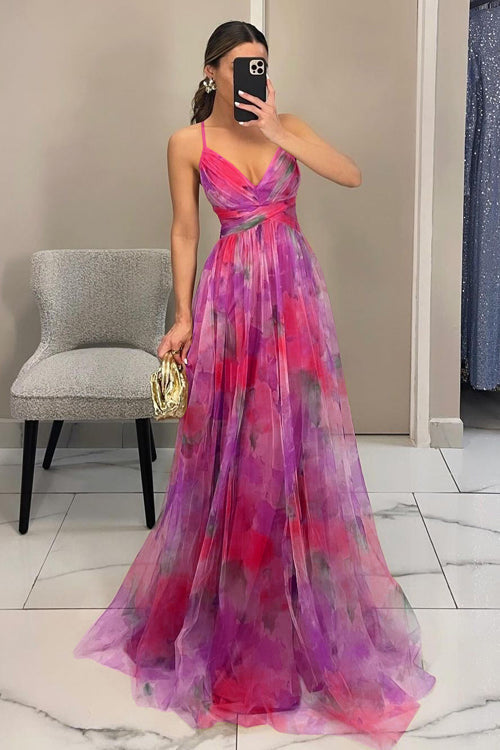 WW | Enchant My Love Print Maxi Kleid