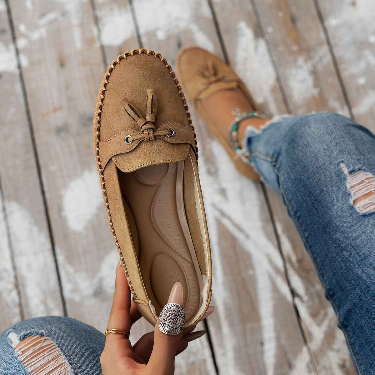 WW | Stützende Und Bequeme Damenschuhe Mit Flachem Absatz