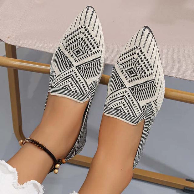 WW | Mesh-Schuhe Mit Spitzer Spitze