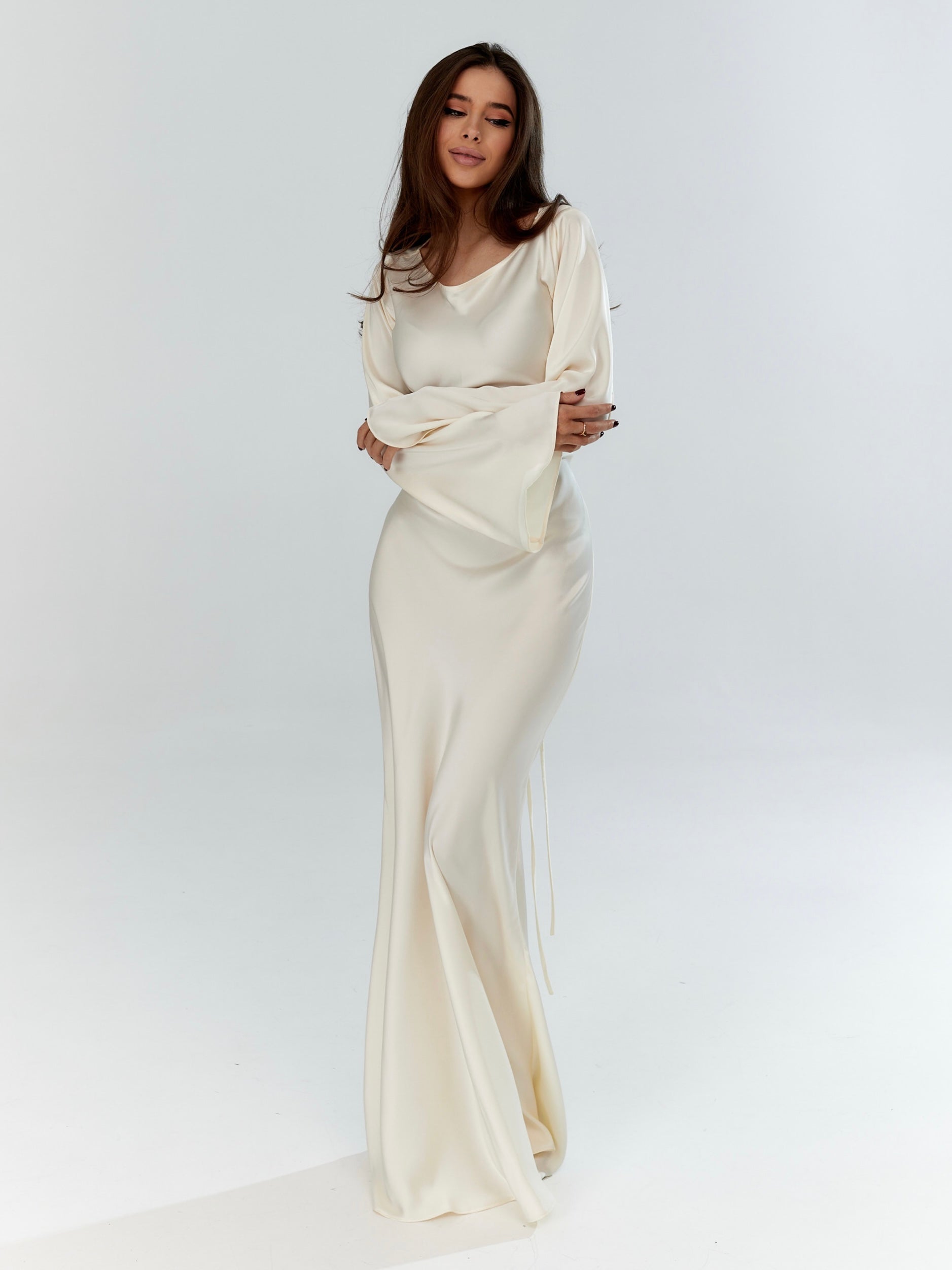 WW | Leichte Maxikleid mit Romantischem Schnitt