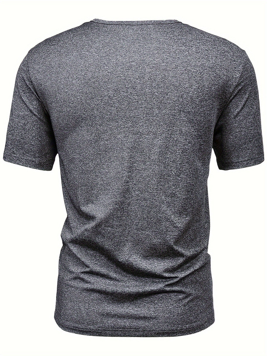 WW | 3er Pack Herren T-shirts Mit Kurzen Ärmeln, Sommerliche Einfarbige Farbe