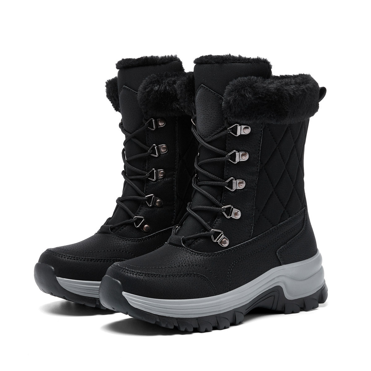 WW | Lässige Winter Fleece-gefütterte Stiefel für Frauen