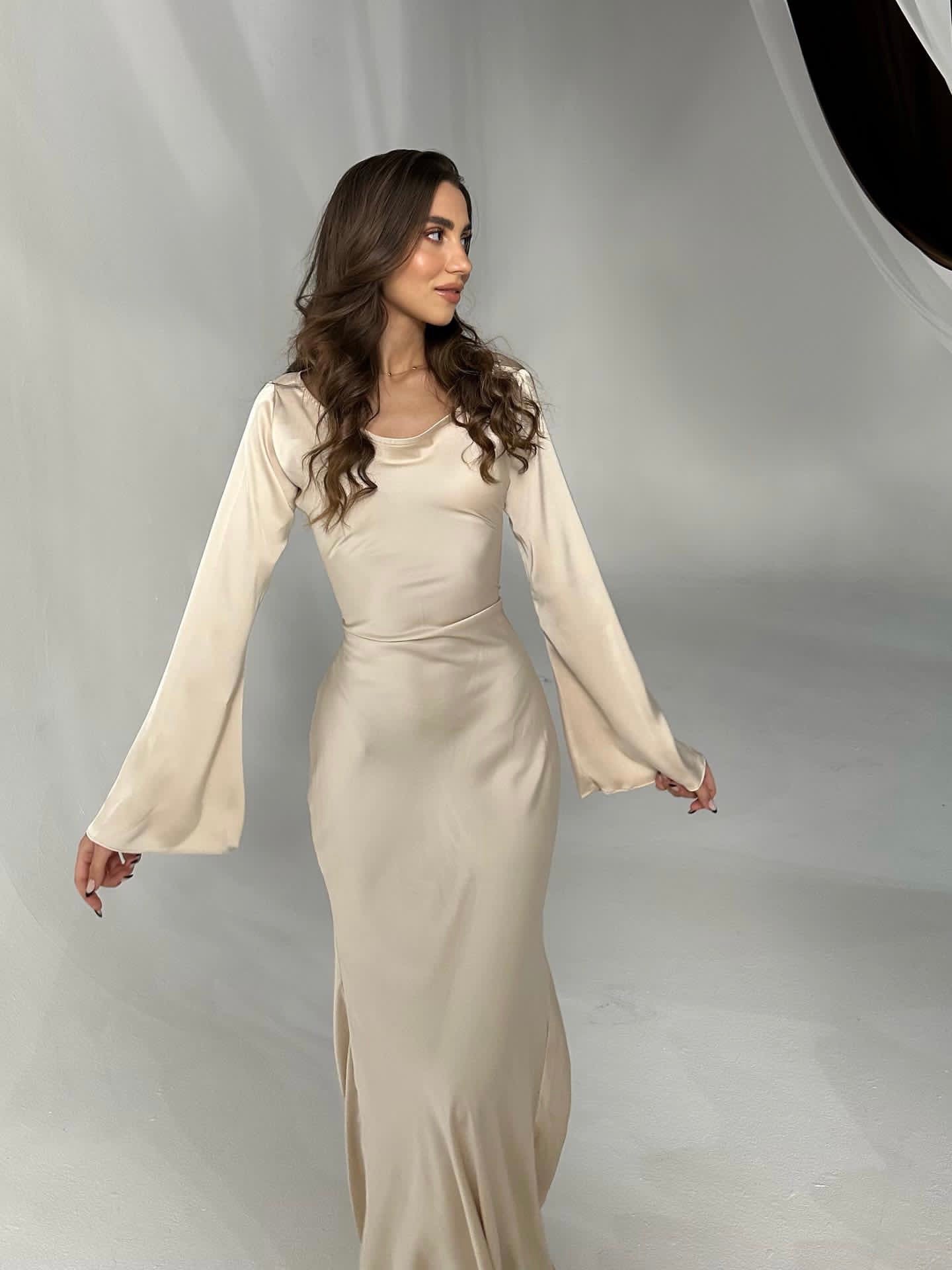 WW | Leichte Maxikleid mit Romantischem Schnitt