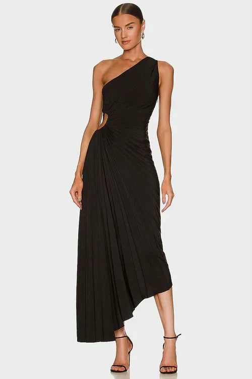 WW | One Shoulder Maxikleid