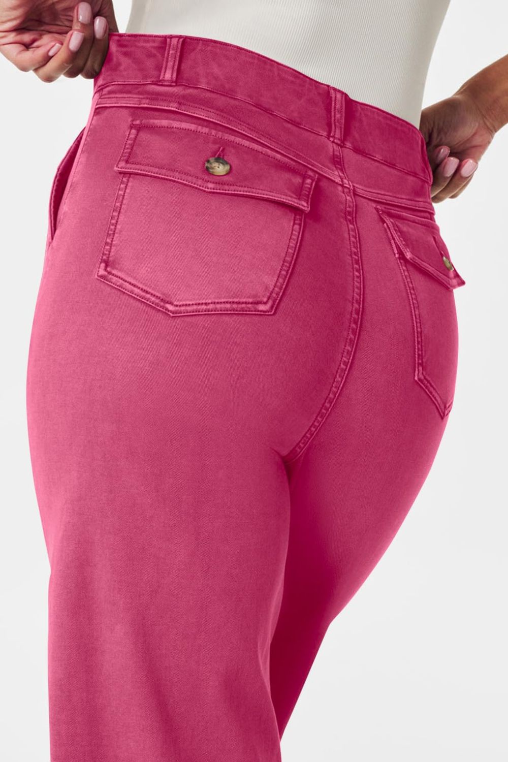 WW | Hochtaillierte Jeans Mit Taschen Klassisch, Stilvoll Und Vielseitig