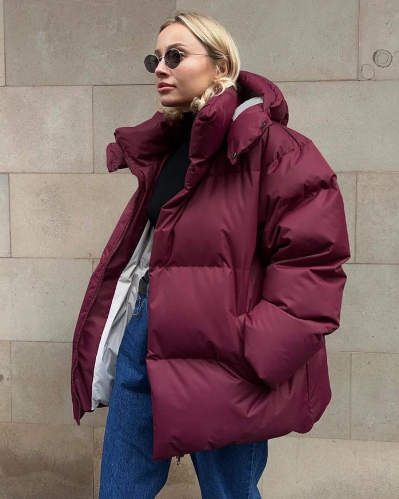 WW | Lockere Baumwollgefütterte Jacke