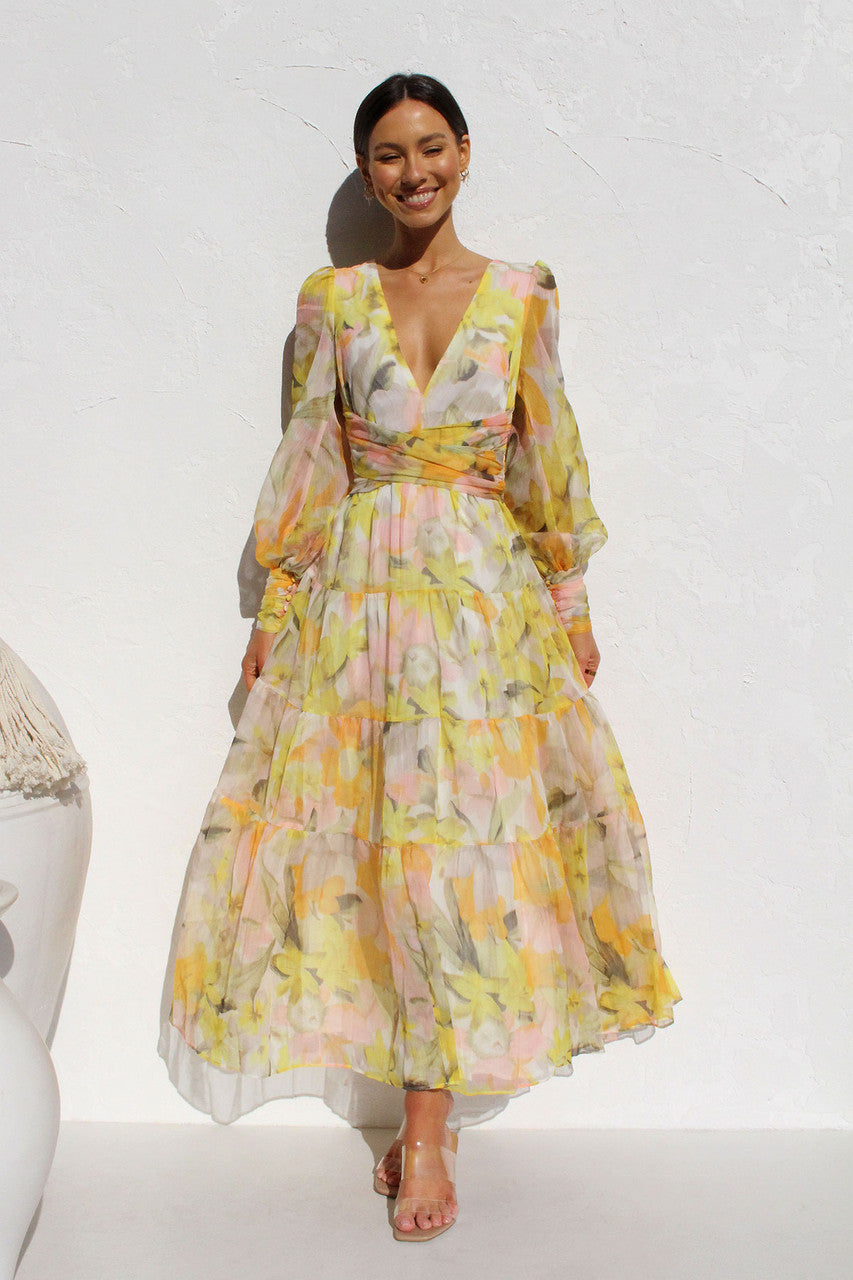 WW | Wickelkleid Mit Blumenmuster Für Damen
