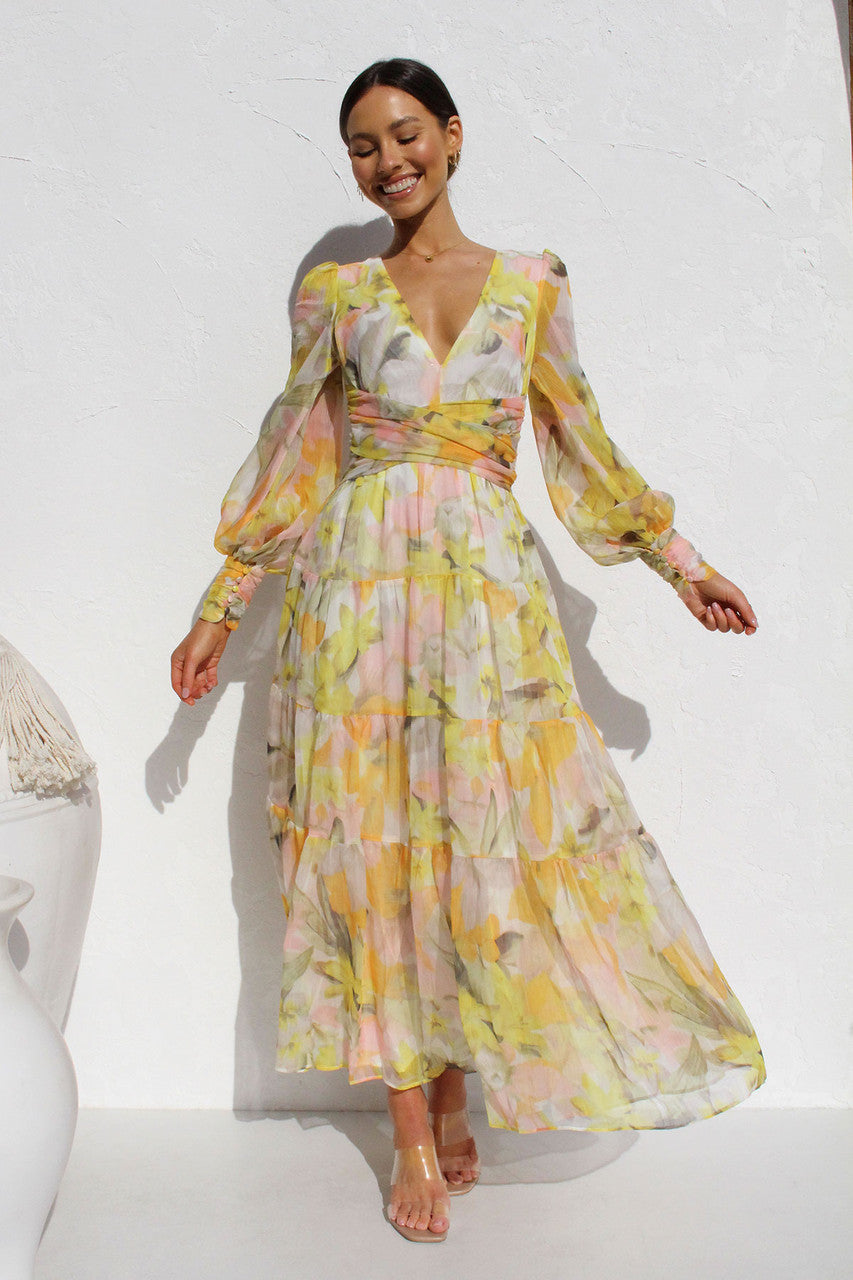 WW | Wickelkleid Mit Blumenmuster Für Damen