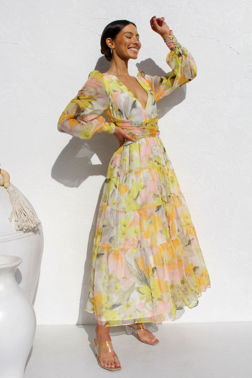 WW | Wickelkleid Mit Blumenmuster Für Damen