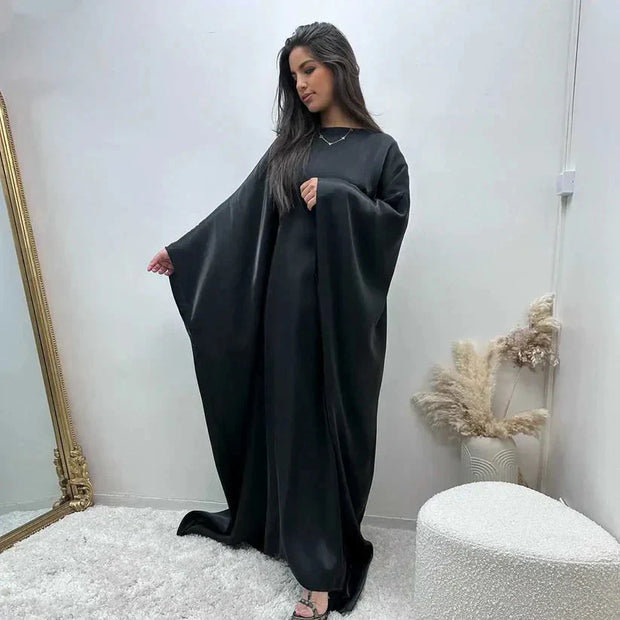 WW | Elegant Fledermausärmel Maxikleid WW | Kleid
