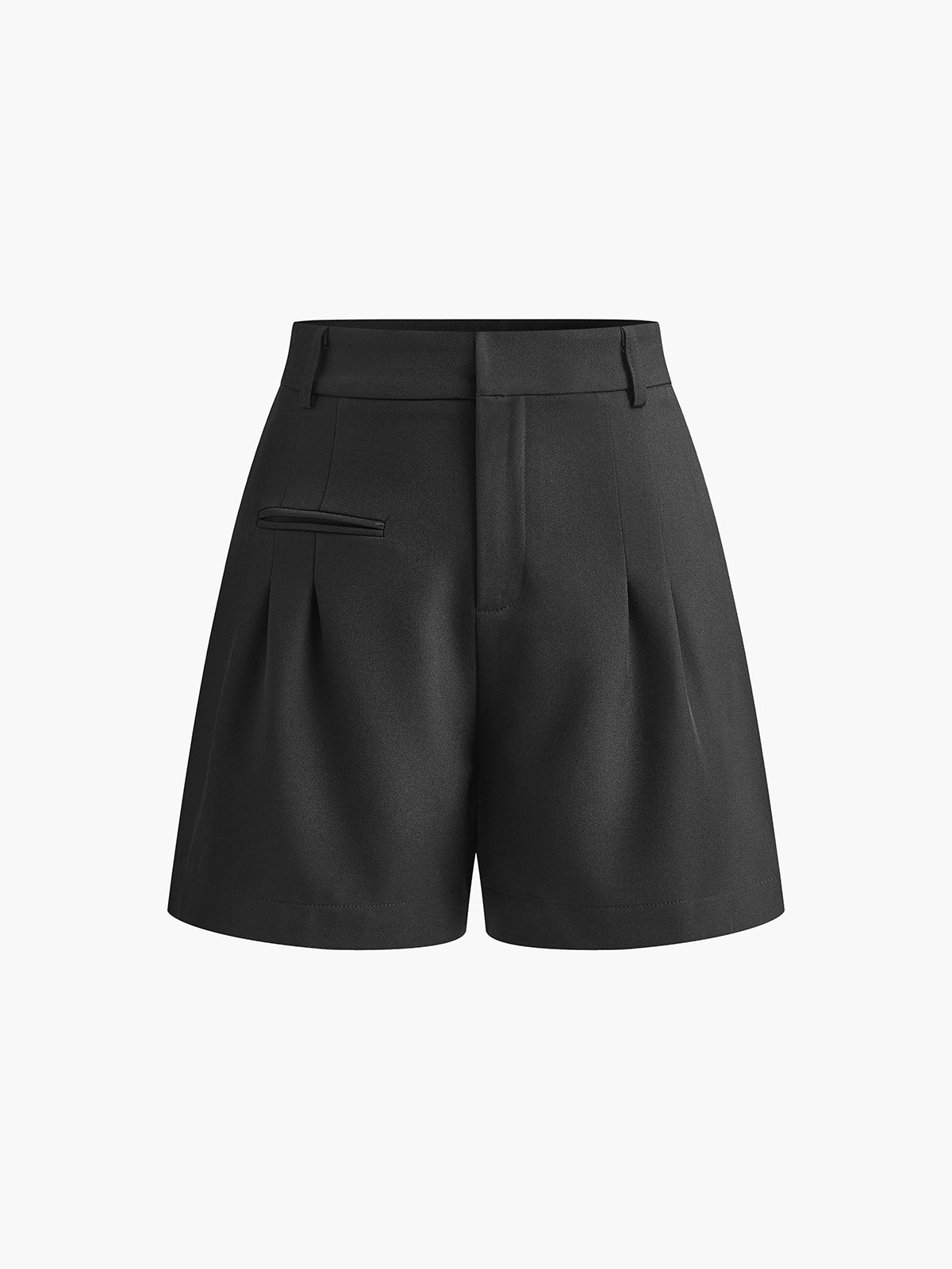 WW | Semi Transparent Mittlere Taille Kurze Hosen Ohne Gürtel