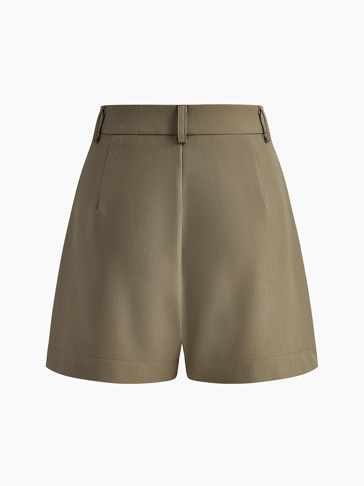 WW | Semi Transparent Mittlere Taille Kurze Hosen Ohne Gürtel