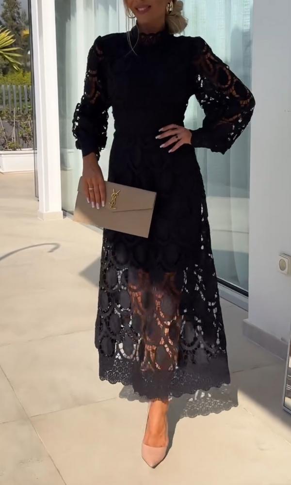 WW | Damen Spitze Freizeitkleid