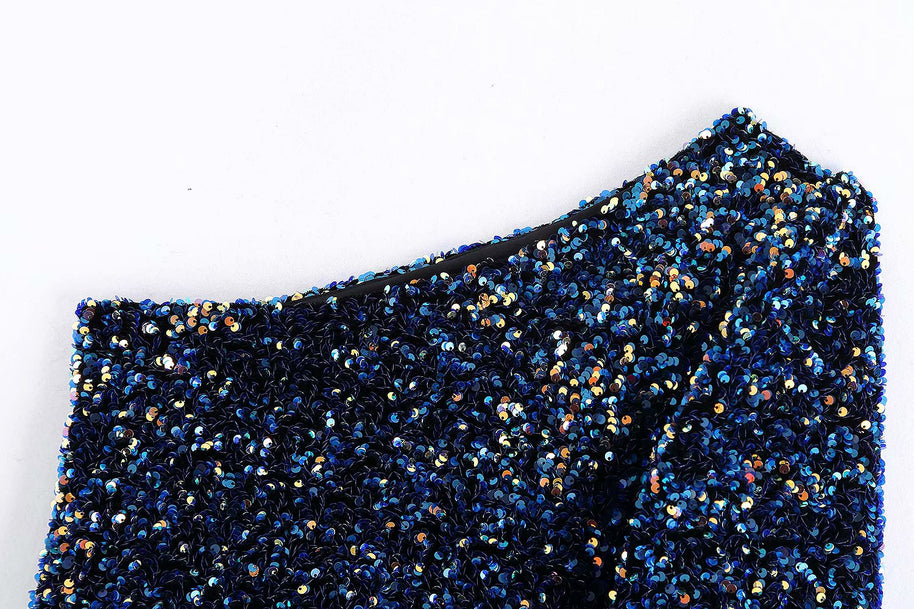 WW | Glitzerndes Top mit einem Schulterträger