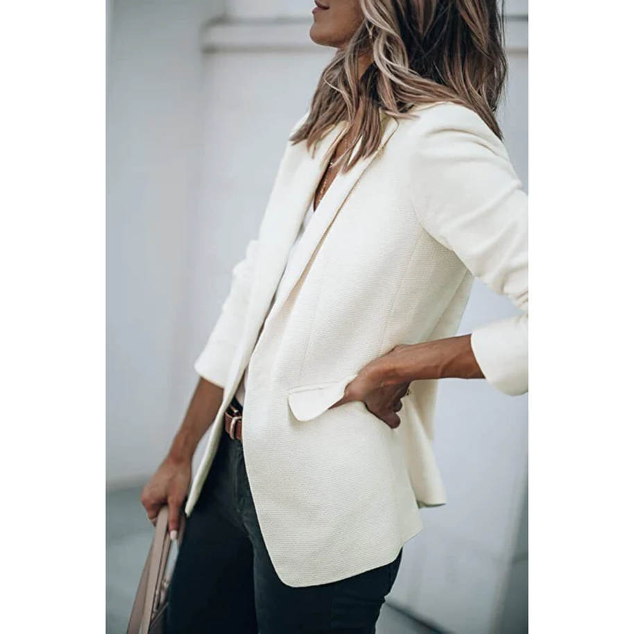 WW | Einreihiger Blazer Mit Klassischem Revers Für Frauen