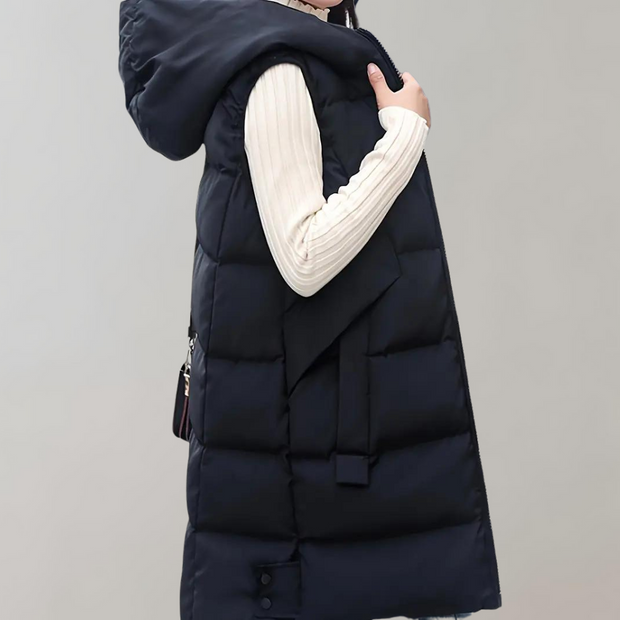 Felicie lange Winterjacke mit Kapuze