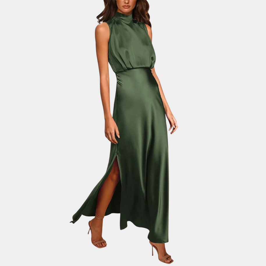 WW | Elegantes Damenkleid Mit Schlitz