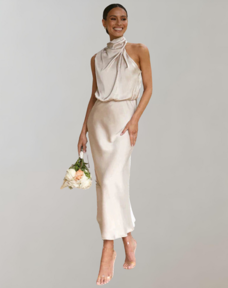 WW - Glänzendes Maxileid | Elegantes Abendkleid | Schick