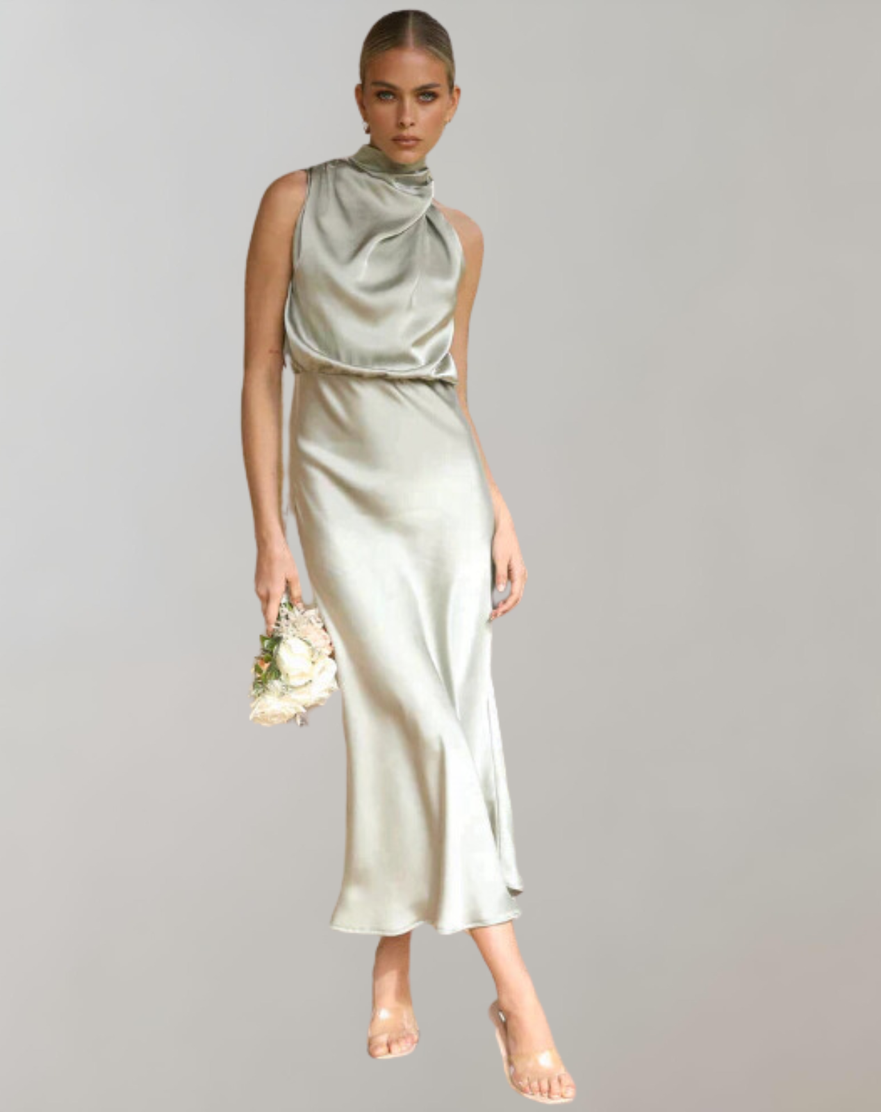 WW - Glänzendes Maxileid | Elegantes Abendkleid | Schick