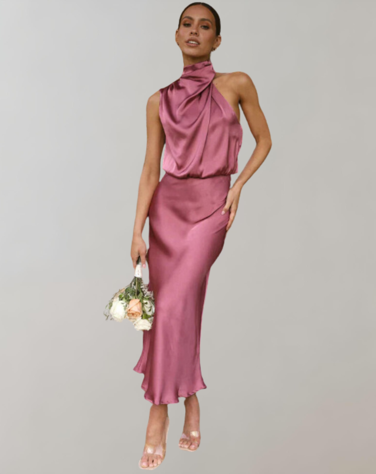 WW - Glänzendes Maxileid | Elegantes Abendkleid | Schick