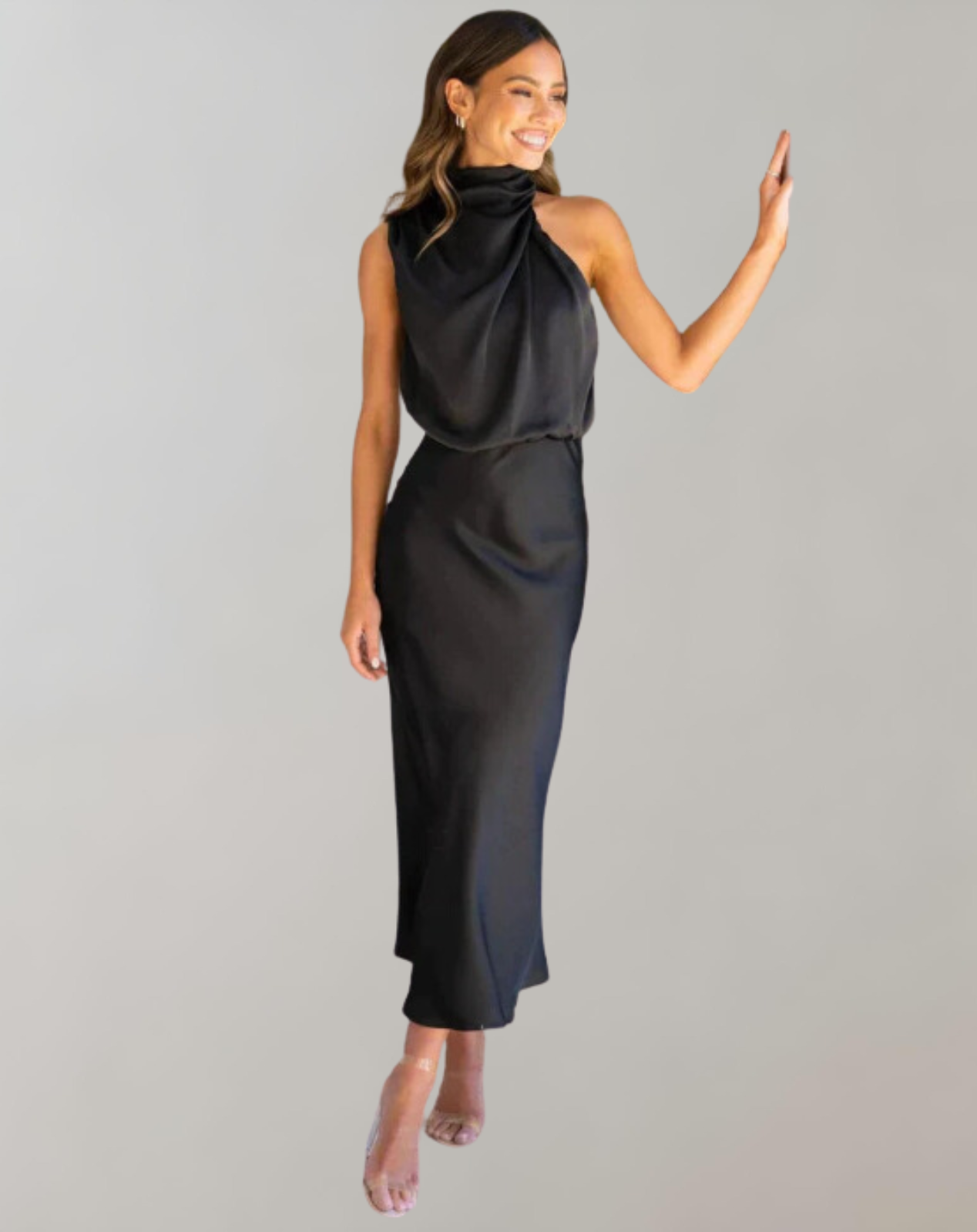 WW - Glänzendes Maxileid | Elegantes Abendkleid | Schick