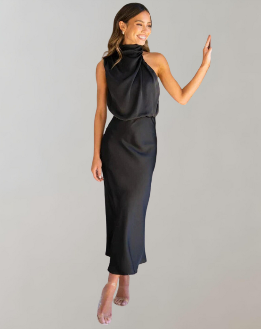 WW - Glänzendes Maxileid | Elegantes Abendkleid | Schick